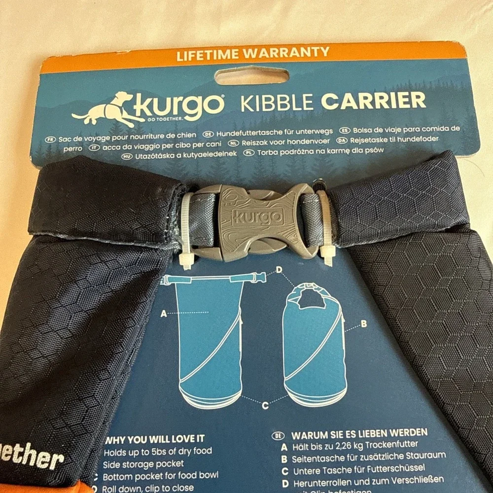 Kurgo Dog Food Travel Bag | Pet Food Travel Storage‎ Container | Dog Travel New